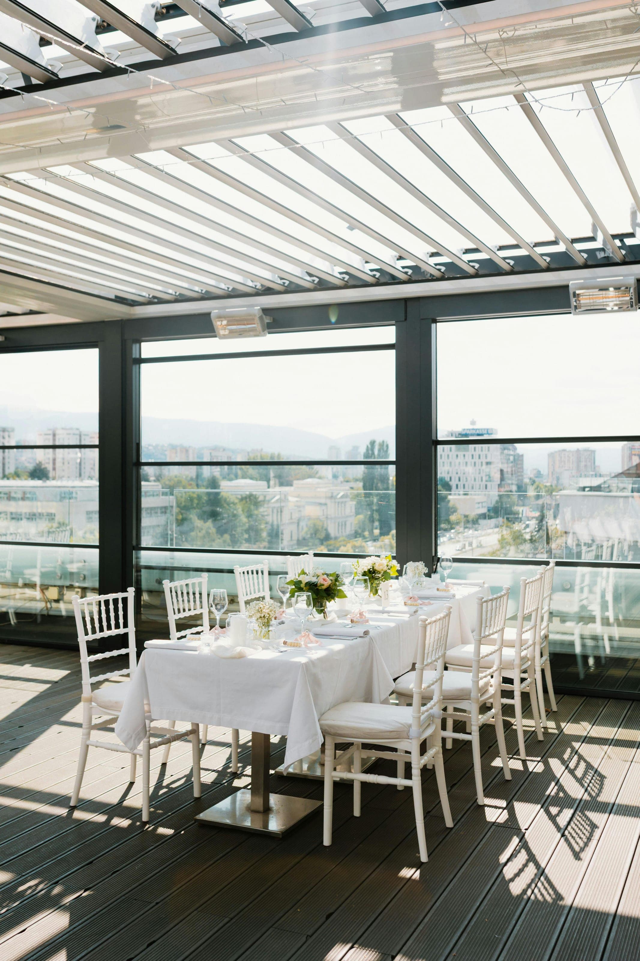 Rooftop panoramic views